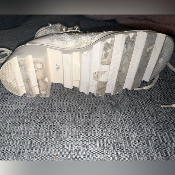 ALDO Women's Cream Lace-Up Boots - Picture 6 of 6